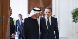 بن زايد يستقبل الدبيبة في الإمارات - المدينة برس