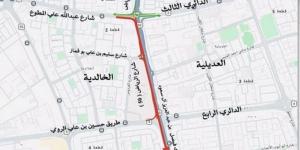 إغلاق حارتين على طريق الملك فيصل بن عبدالعزيز حتى 11 أغسطس المقبل - بوابة المدينة برس