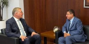 وزير البترول يبحث مع رئيس شركة مناجم الفوسفات الأردنية التعاون في الصناعات التعدينية - المدينة برس