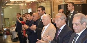 وزير الشباب والرياضة يشهد حفل تكريم المنتخب الوطني بإستاد القاهرة بعد إنجاز كأس العالم - المدينة برس