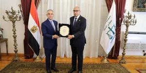 رئيس مجلس الدولة يستقبل وزير العدل بقصر الأميرة فوقية - المدينة برس