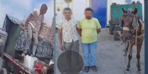 باستخدام عربة كارو، سقوط عاطلين سرقا صندوق قمامة بالإسكندرية - المدينة برس