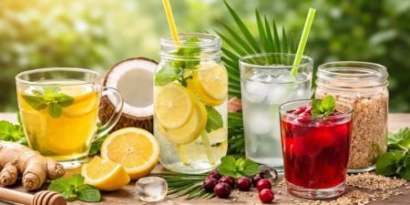 10 مشروبات طبيعية تدعم صحة فروة الرأس - المدينة برس