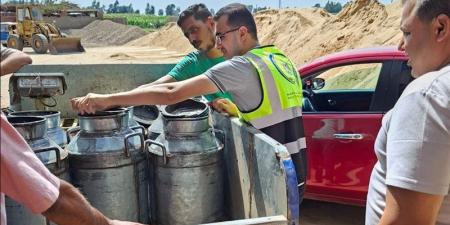 ضبط 600 كيلو لبن غير صالح للاستهلاك الآدمي قبل طرحه بأسواق الغربية - المدينة برس