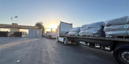 الهلال الأحمر يواصل دعم الأشقاء الفلسطينيين بـ2966 طن مواد إغاثية - المدينة برس