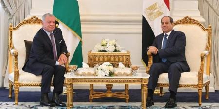 السيسي لـ ملك الأردن: أمنكم جزء لا يتجزأ من الأمن القومي المصري.. نرفض وندين الاعتداءات الإيرانية الآثمة عليكم.. ونساند إجراءاتكم لحماية أمن وسيادة المملكة وصون مقدرات شعبها - المدينة برس