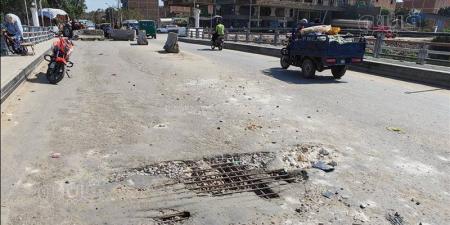 انهيار جزئي بكوبري "شنودة" في طنطا، والأجهزة التنفيذية تكثف جهودها لتأمين الموقع (فيديو) - المدينة برس