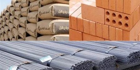 أسعار مواد البناء في الأسواق المحلية اليوم الإثنين - المدينة برس