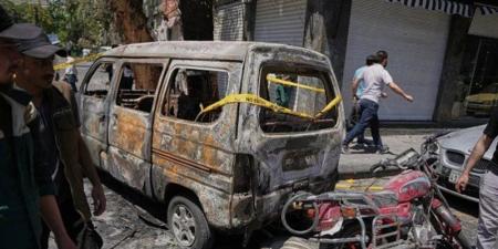 10 قتلى ومصابين في حادث انفجار حافلة ركاب بمدينة جرمانا في سوريا - المدينة برس