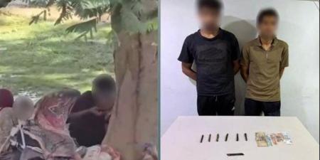 فيديو على السوشيال ميديا يقود لضبط شخصين لتعاطي المخدرات داخل حديقة بالحي السابع في أكتوبر - المدينة برس