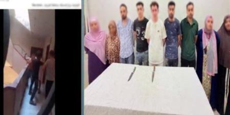 خلاف الميراث أشعلها، 9 أشخاص في مشاجرة بالأسلحة البيضاء داخل عقار بالغربية - المدينة برس