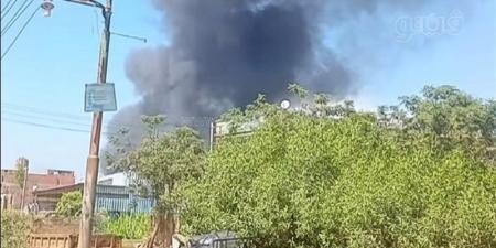 حريق هائل يلتهم مصنع أخشاب في شبرابيل بالغربية - المدينة برس