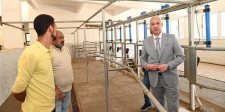 رئيس جامعة أسيوط يتفقد المحلب الآلي بمزرعة الإنتاج الحيواني لمتابعة التشغيل - المدينة برس