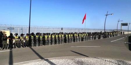 الطوق الأمني حول مدينة سبتة المحتلة يراقب تحركات القادمين إلى المنطقة - بوابة المدينة برس