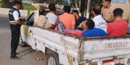 عقب سقوط 19 ضحية من أبناء الملاك وبحر البقر، تحرك مروري بالشرقية لمواجهة مخالفات نقل العمال - المدينة برس
