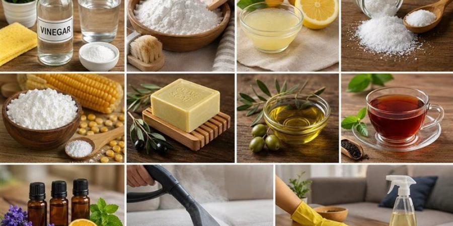 مواد من الطبيعة لتنظيف الأثاث والمفروشات بدلًا من المنظفات الجاهزة - المدينة برس
