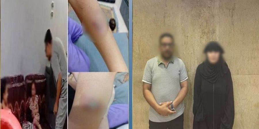 بعد تصدره التريند، القبض على الأب والأم في واقعة فيديو تعذيب طفلين بحلوان - المدينة برس