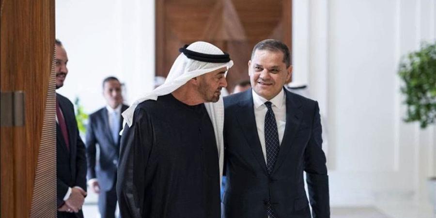 بن زايد يستقبل الدبيبة في الإمارات - المدينة برس