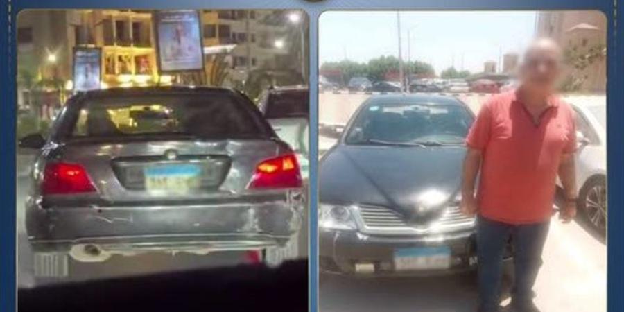 ضبط قائد سيارة بتهمة طمس اللوحات المعدنية في مصر الجديدة - المدينة برس