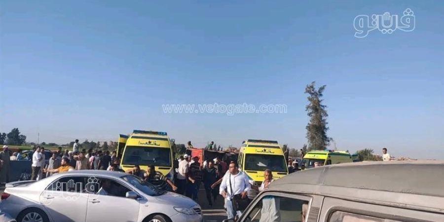 إصابة 9 عمال في انقلاب ميكروباص على الطريق الإقليمي بالشرقية - المدينة برس