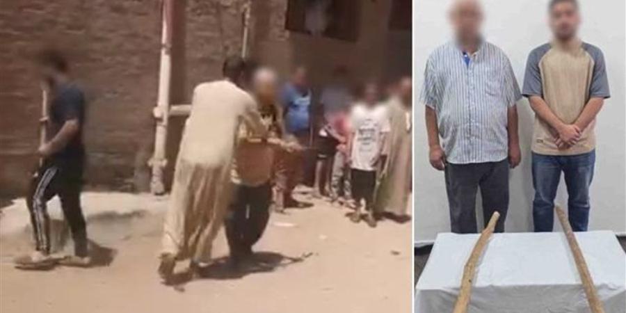 ضبط شخص ونجله تعديا على سيدتين بعصا خشبية في البحيرة - المدينة برس