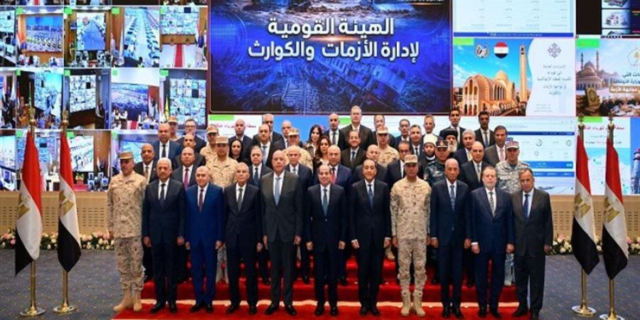 15 صورة ترصد تفاصيل استعراض إمكانيات أجهزة الدولة في مُجابهة الأزمات والكوارث - المدينة برس