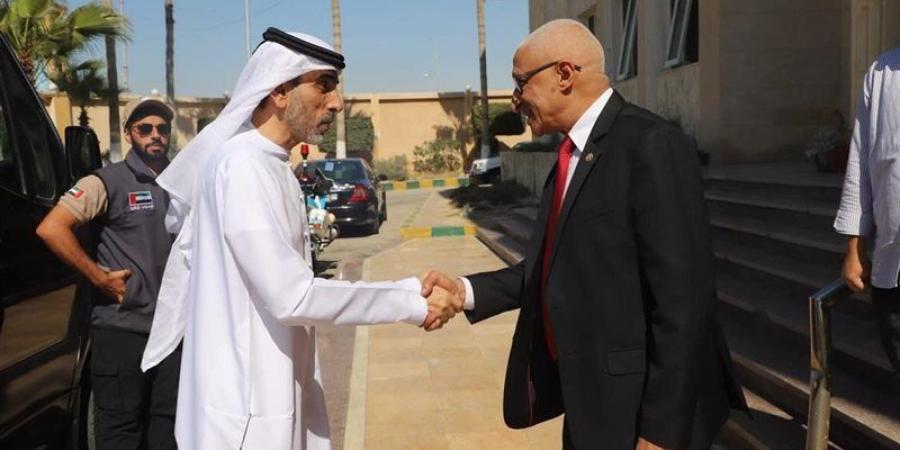 محافظ شمال سيناء يستقبل أمين عام الهلال الأحمر الإماراتي ووفد عملية “الفارس الشهم 3” - المدينة برس