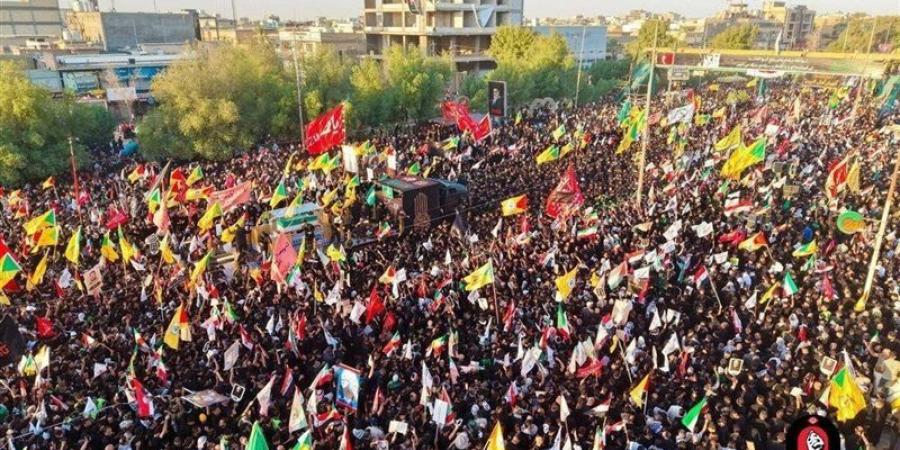 تحت رايات "الثأر"، حشود عراقية مليونية تودع خامنئي في النجف الأشرف (فيديو وصور) - المدينة برس