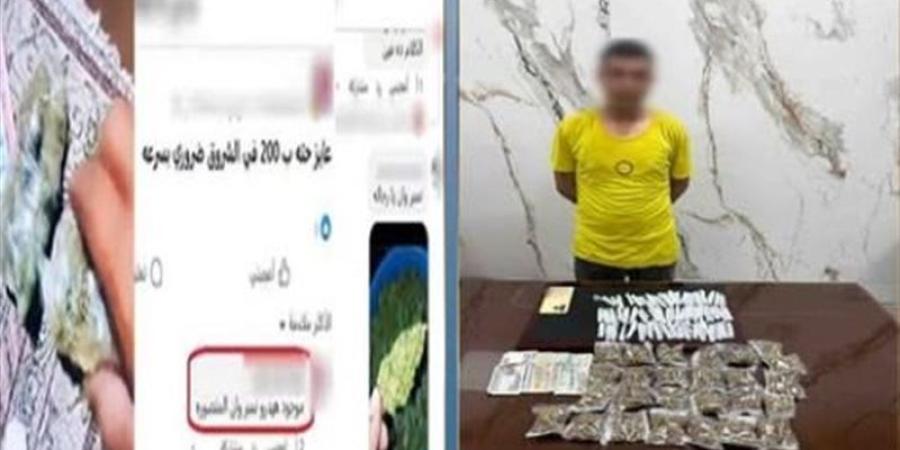 ضبط عاطل يديرحسابًا لترويج الهيدرو والشابو بالدقهلية - المدينة برس