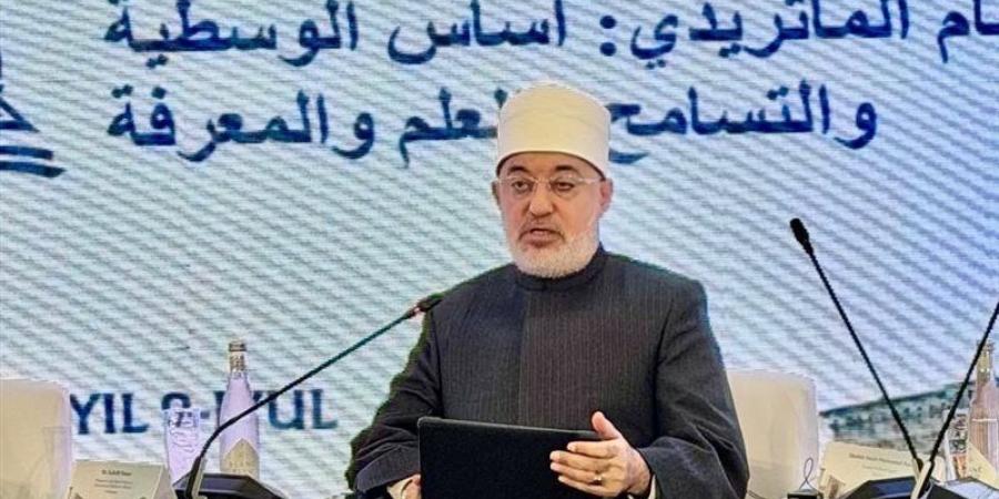 مفتي الجمهورية: وحدة الأمة ونبذ الفُرقة أهم مقومات النهضة الحضارية في الفكر الإسلامي - المدينة برس