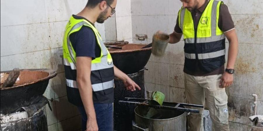ضبط طن حلوى وشوكولاتة بها حشرات داخل مصنع "بير سلم" في الغربية - المدينة برس