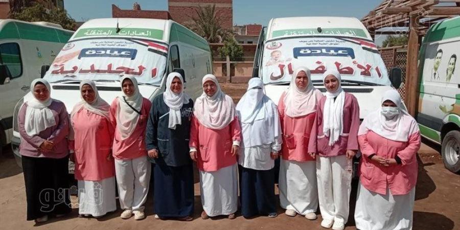 3475 خدمة طبية مجانية في قافلة صحية بقرية هرم ميدوم ببني سويف - المدينة برس