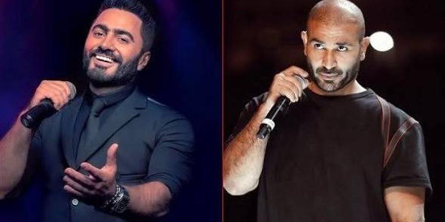 أحمد سعد وتامر حسني يشعلان حفل استقبال منتخب مصر بالساحل بأغنية "حلوة يا بلدي" (فيديو) - المدينة برس