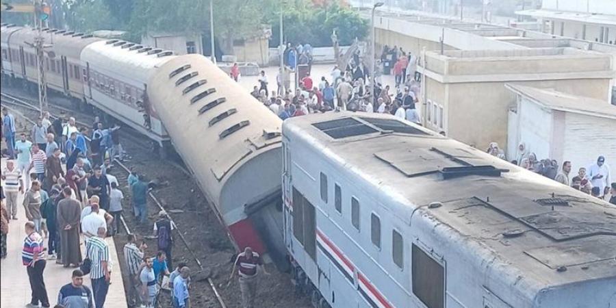 بالأسماء، الحالة الصحية لـ 16 مصابا بحادث خروج عربة قطار عن القضبان بالغربية - المدينة برس