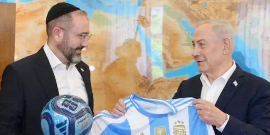 قبل النهائي .. قميص لنتنياهو يضع الأرجنتين في مرمى الانتقادات - بوابة المدينة برس