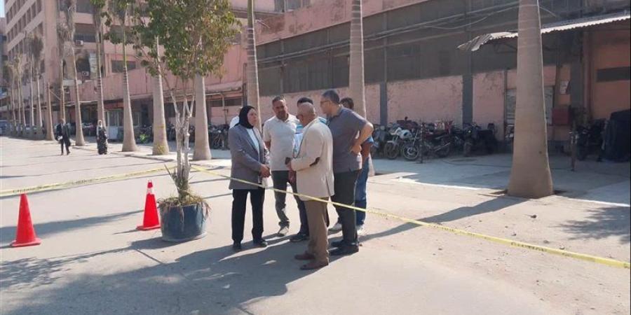 رئيس شبرا الخيمة تتابع إصلاح هبوط أرضي بحي غرب - المدينة برس