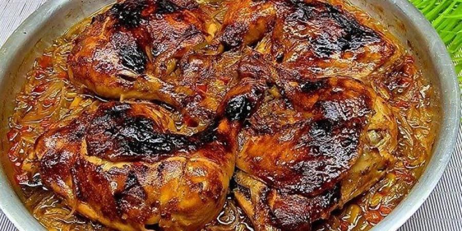 طريقة عمل صينية الفراخ بالبصل في الفرن - المدينة برس