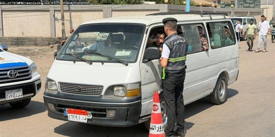 حجز 19 مركبة و69 رخصة في حملة مرورية بالفيوم - المدينة برس