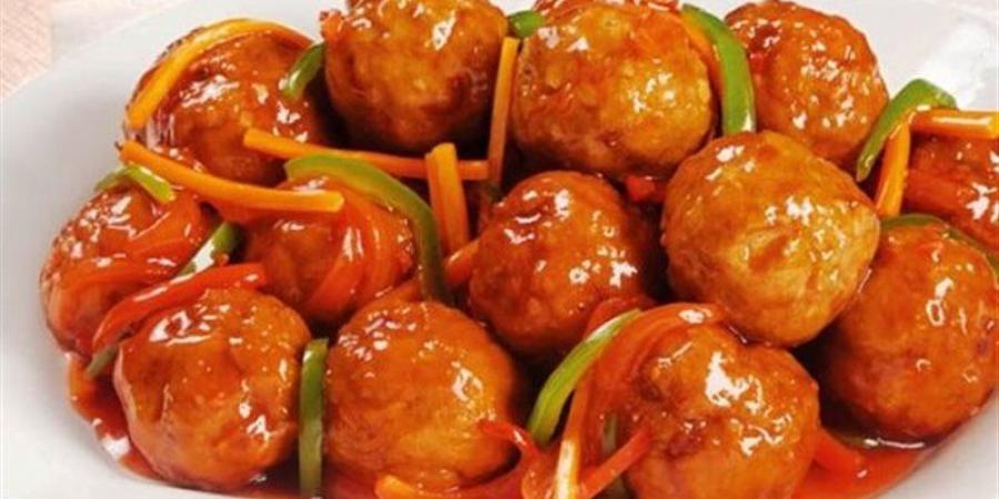 طريقة عمل كرات اللحم بصوص السويت آند ساور - المدينة برس
