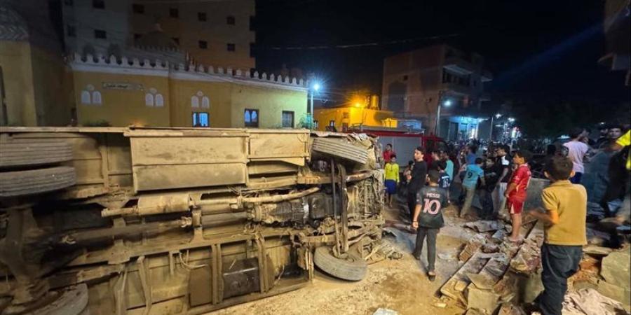 العناية الإلهية أنقذت الركاب من الموت، ضبط الطفل وسائق أتوبيس طنطا بعد حادث الانقلاب - المدينة برس