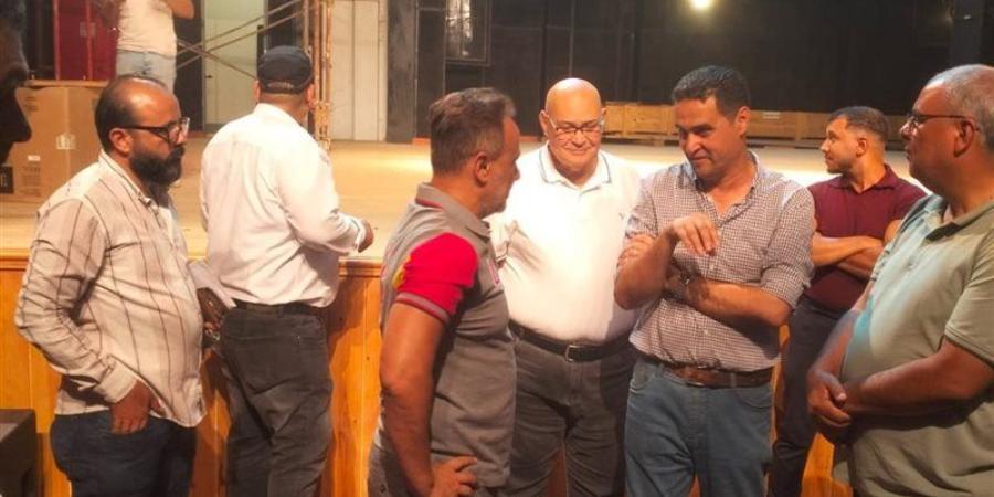 رئيس البيت الفني للمسرح يواصل متابعة أعمال تطوير مسرح مصر استعدادا لافتتاحه قريبا - المدينة برس