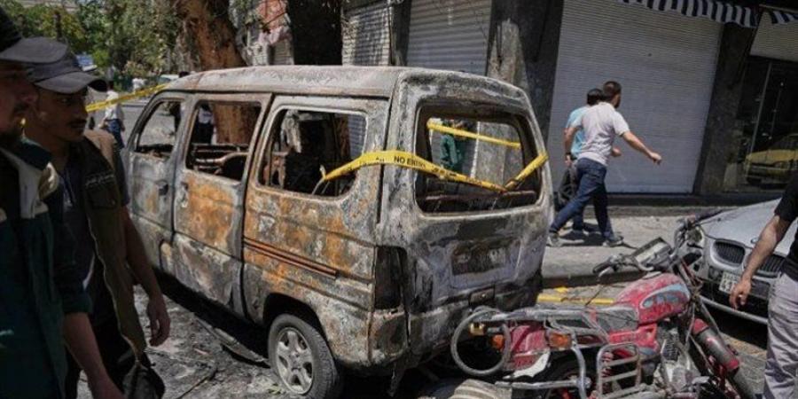 10 قتلى ومصابين في حادث انفجار حافلة ركاب بمدينة جرمانا في سوريا - المدينة برس