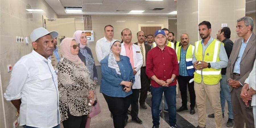 محافظ الغربية يتابع الموقف التنفيذي لمستشفى السنطة المركزي الجديد - المدينة برس