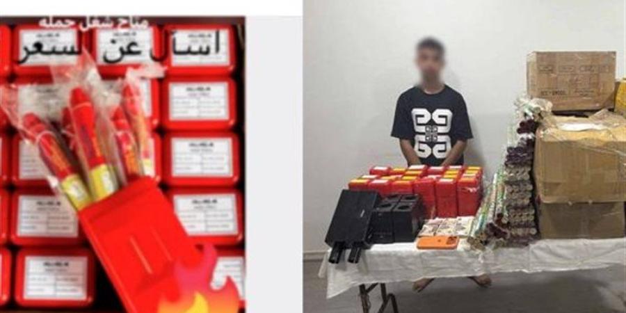 من صفحة على السوشيال ميديا إلى 1200 قطعة، ضبط طالب ألعاب نارية بالقليوبية - المدينة برس