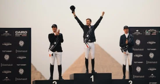 البلجيكي ديفوز يتوج بالجائزة الكبرى لبطولة لونجين 2026 بالأهرامات